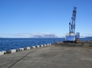 Am Pier von Barentsburg